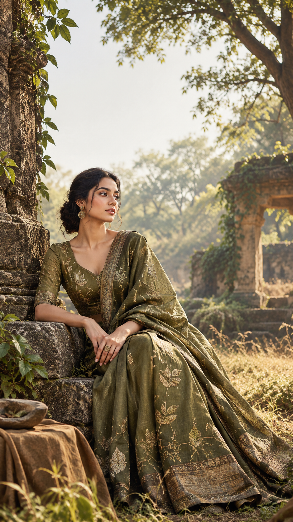 Nature's Legacy — olive green ensemble